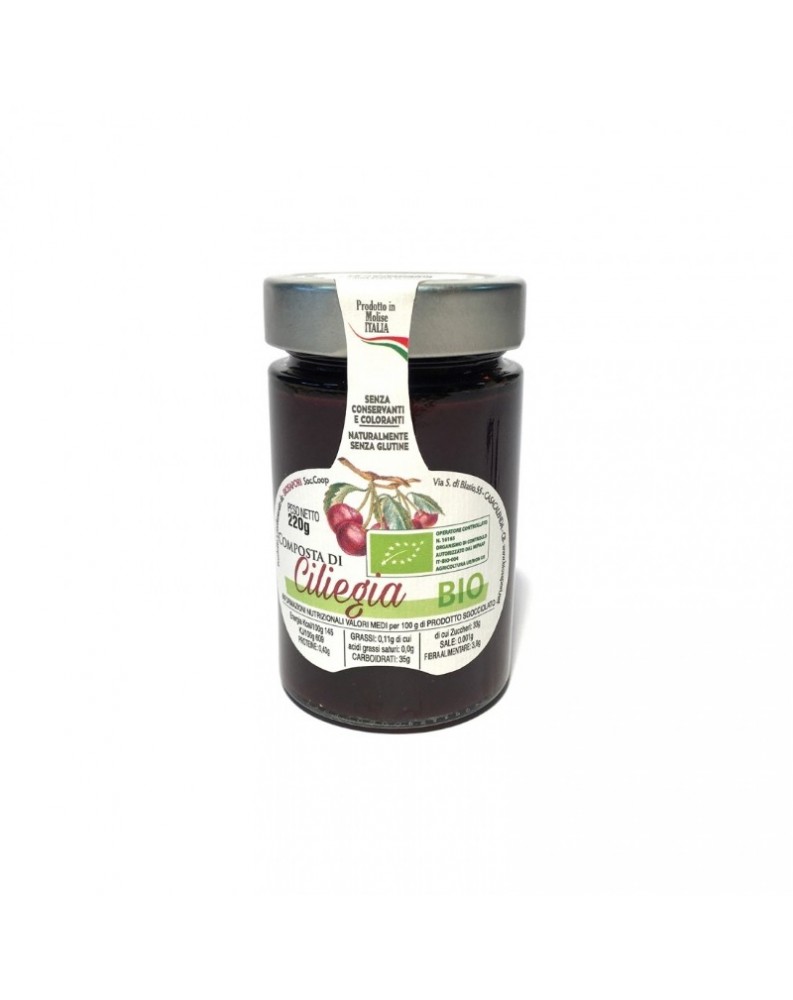 Confiture de cerises BIO 220 gr