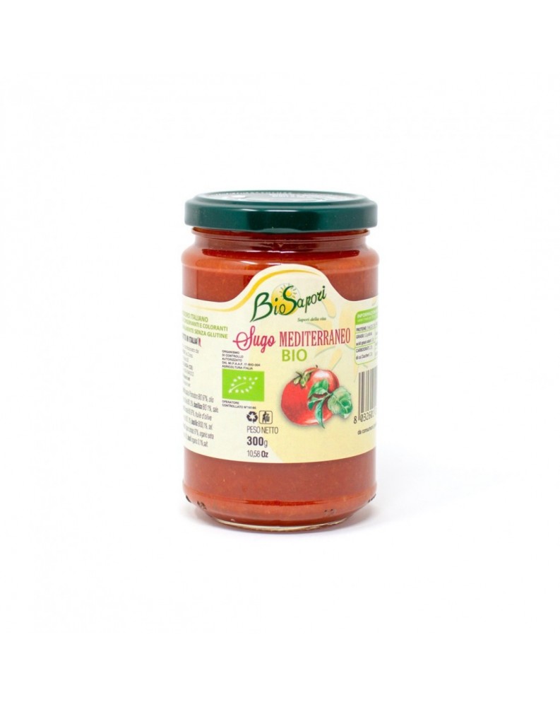 Sauce tomate méditerranéenne BIO 300 gr