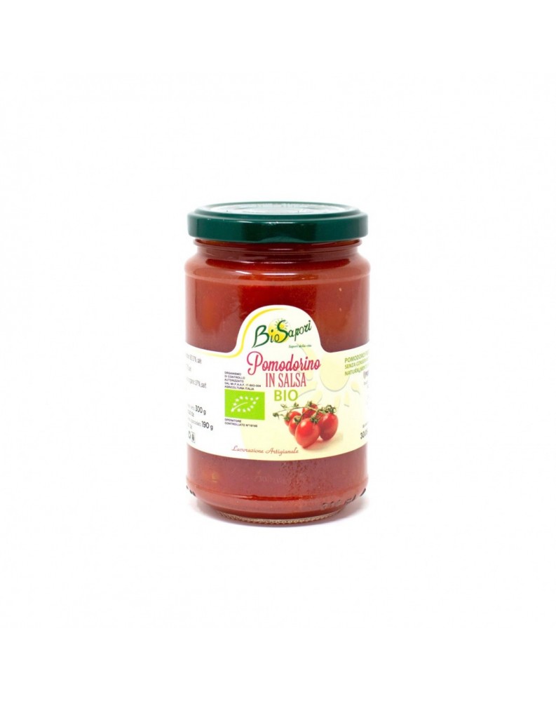 Sauce tomate avec tomates cerises entières BIO 540 gr