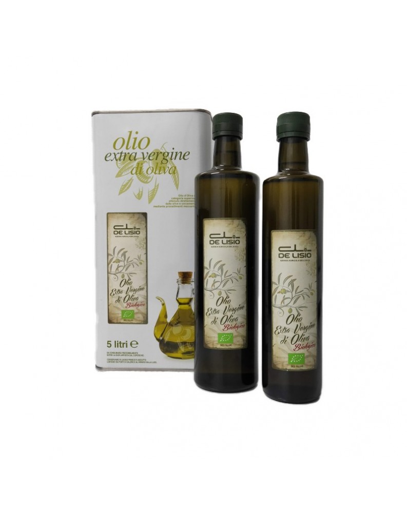 De Lisio: Huile extra vierge d'olive BIO blend 750 ml